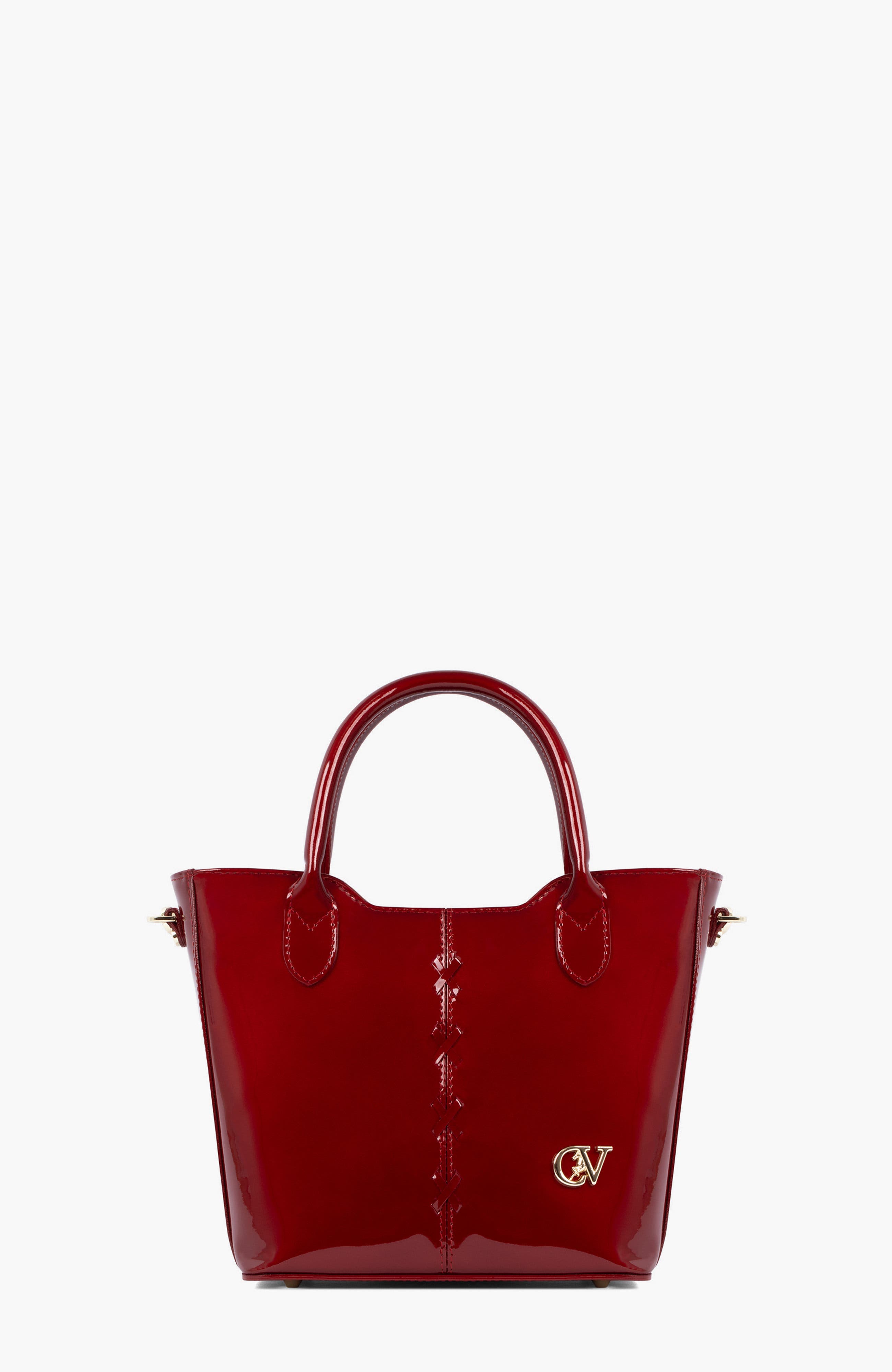 Midnight Rouge 628 Limited Edition Patent Leather Handbag, Main, color, Red