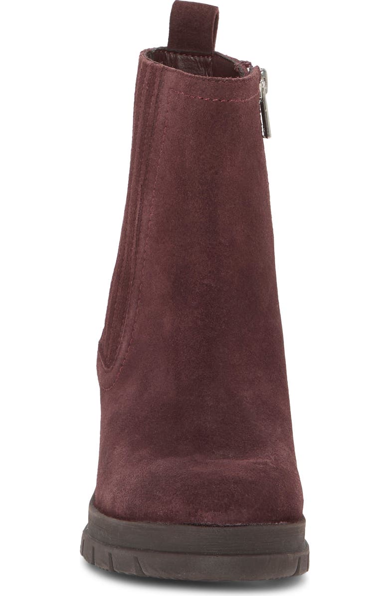 Lucky Brand Sondruh Platform Wedge Bootie, Alternate, color, Winter Cherry