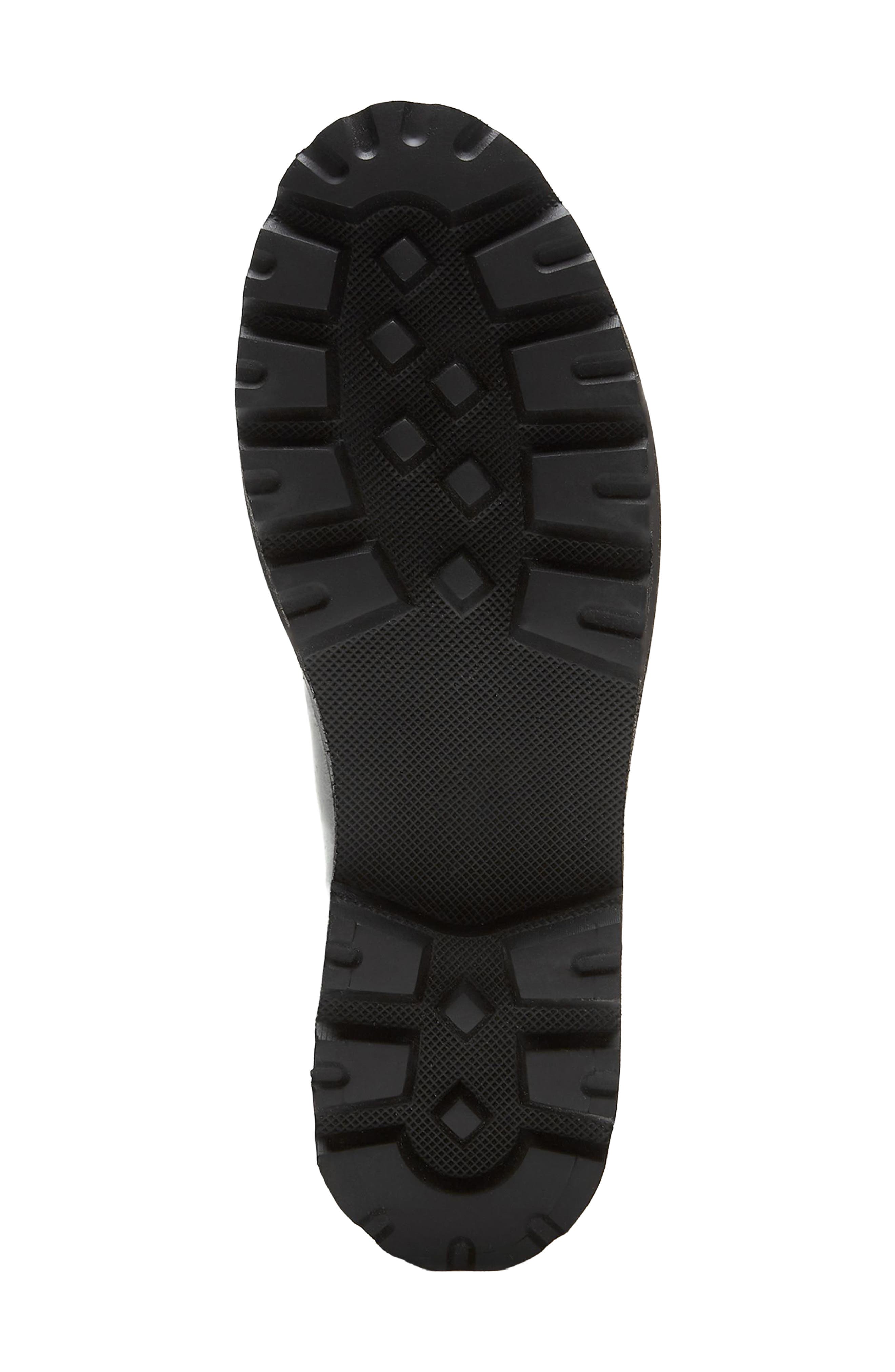 Adventure Leather Platform Bootie, Alternate, color, BLACK LEATHER