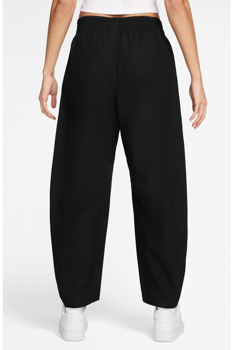 Sportswear Street Barrel Leg Pants, Alternate, color, 010 BLACK/SAIL