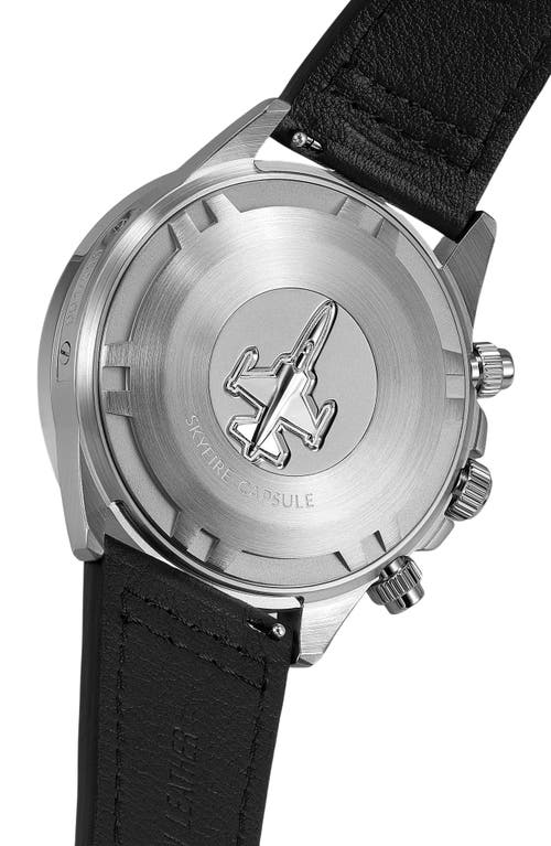 Vincero The Apex Chronograph Leather Strap Watch, 42mm