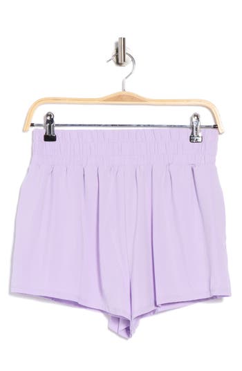 Z By Zella Interval High Waist Flowy Shorts In Blue