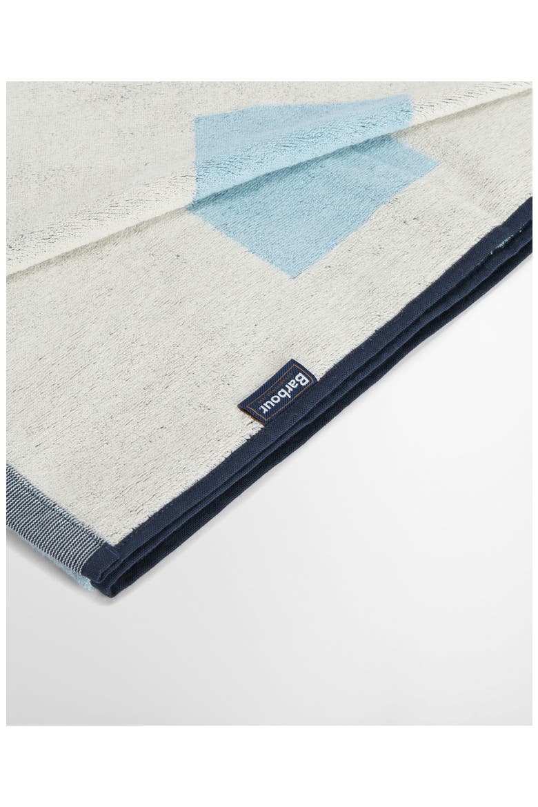 Archive Beach Towel, Alternate, color, SURF BLUE LOGO