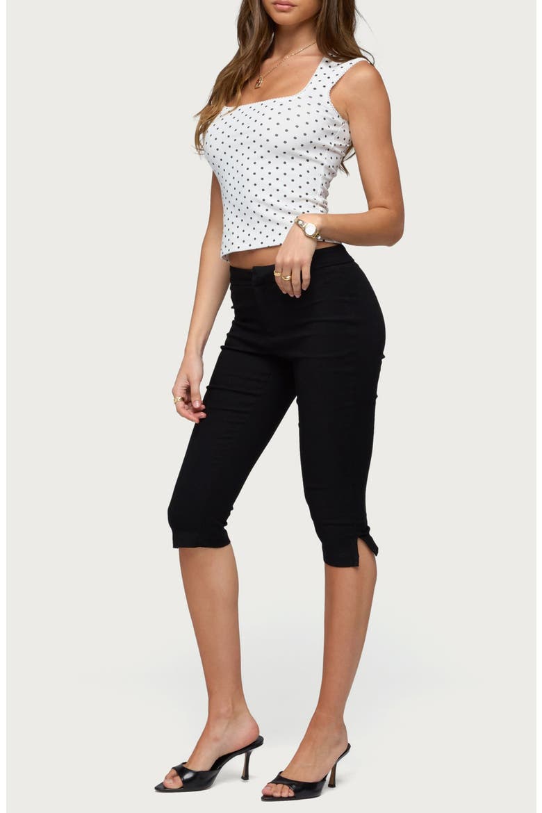 Beena Polka Dot Tank, Alternate, color, WHITE-AND-BLACK