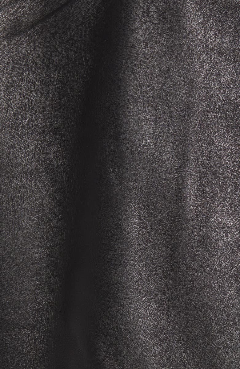 KARL LAGERFELD PARIS Men's Leather Shirt Jacket, Alternate, color, 