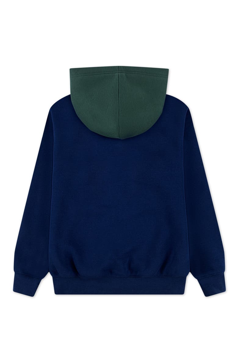 Kids' Brooklyn Fleece Zip-Up Hoodie, Alternate, color, BLUE VOID