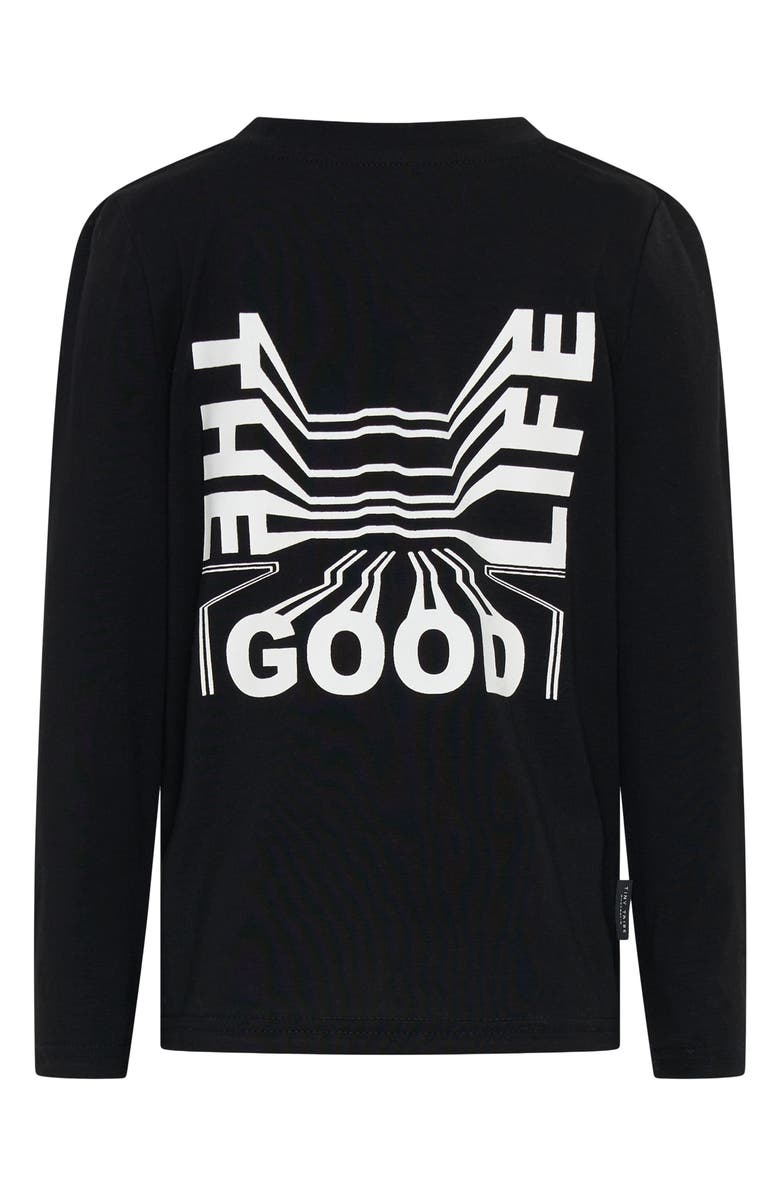 TINY TRIBE Kids' The Good Life Long Sleeve Graphic T-Shirt, Alternate, color, Black