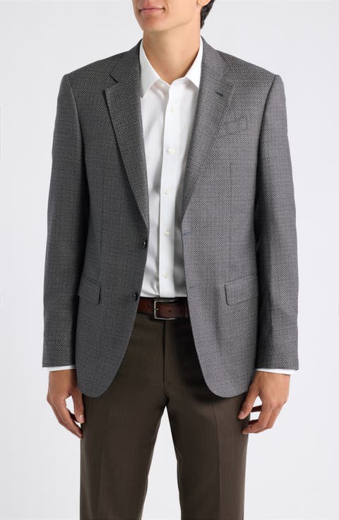 G-Line Notch Lapel Wool Sport Coat