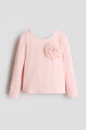 H&M Tulle-appliqué Top