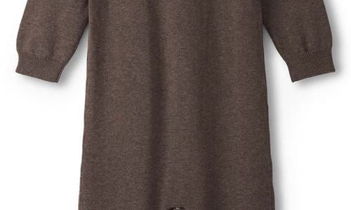 Hatley Duck Decoy Sweater Romper In Brown