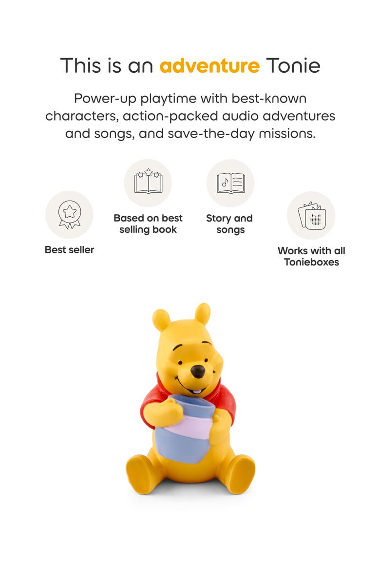 Red Toniebox 2 Playtime Set & Disney® Winnie the Pooh Figure, Alternate, color, SUNSET RED