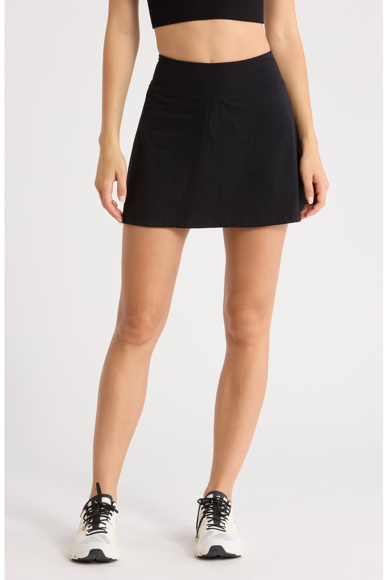 On the Move Skirt, Main, color, BLACK