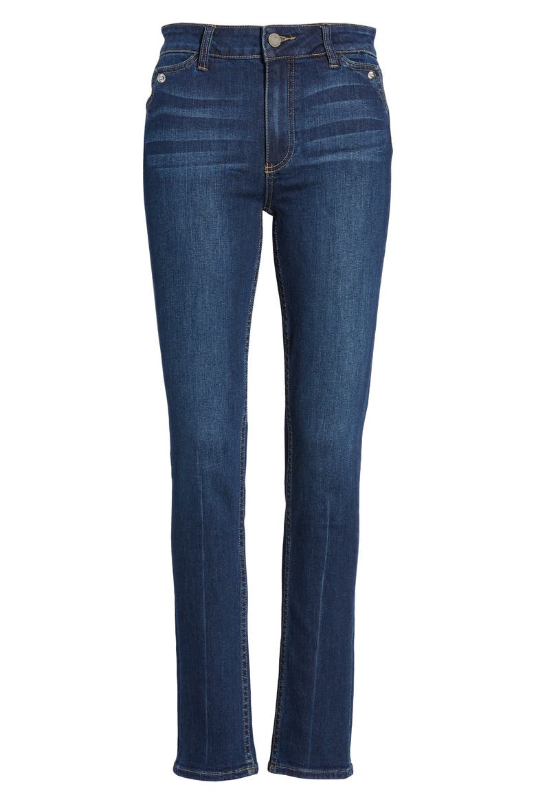 Transcend Vintage - Hoxton High Waist Ankle Straight Leg Jeans, Alternate, color, ARTURO