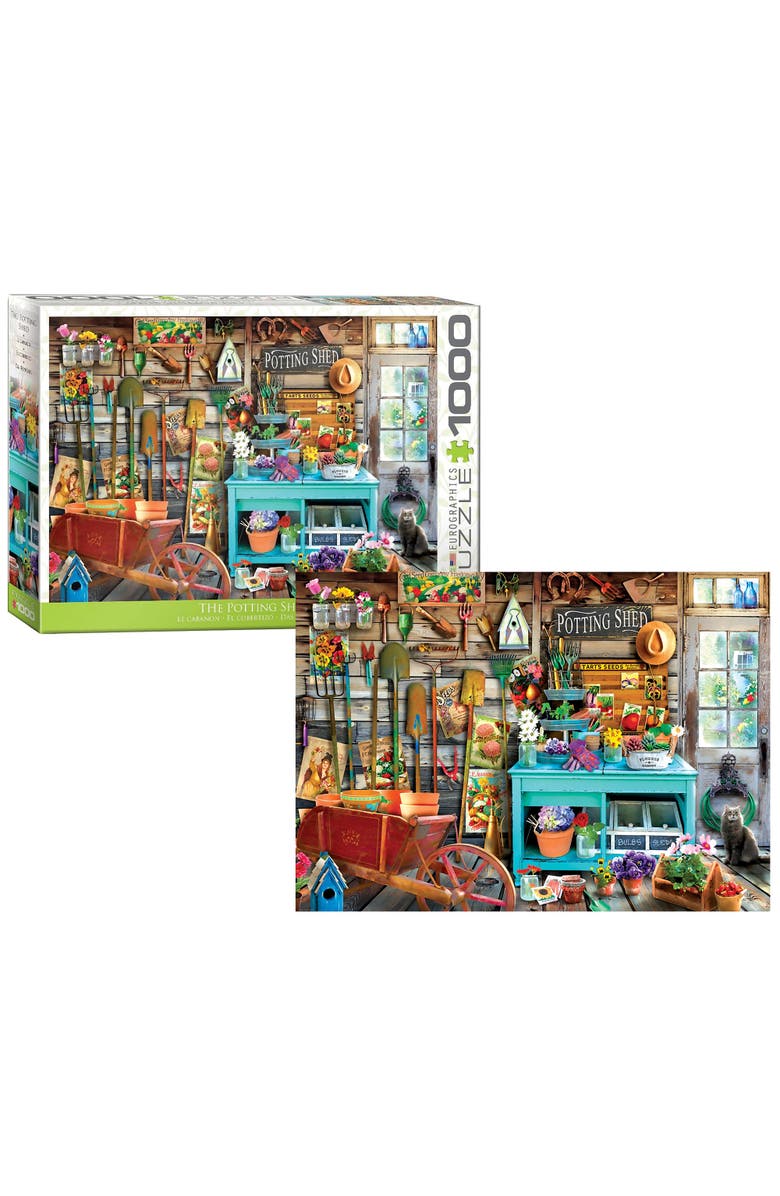 Eurographics The Potting Shed 1000 Piece Puzzle, Alternate, color, Multicolored