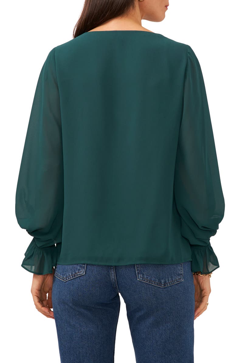 Vince Camuto Blouson Sleeve Top, Alternate, color, 