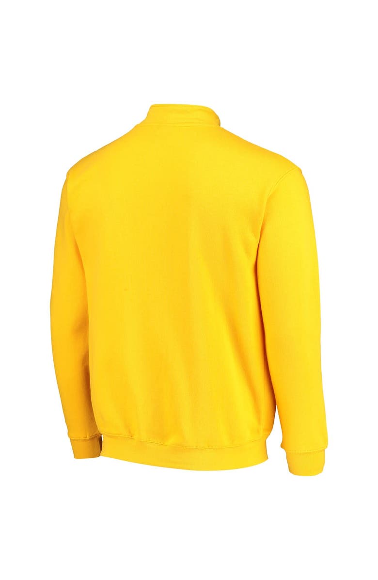 COLOSSEUM Men's Colosseum Gold West Virginia Mountaineers Tortugas Logo Quarter-Zip Jacket, Alternate, color, Gold