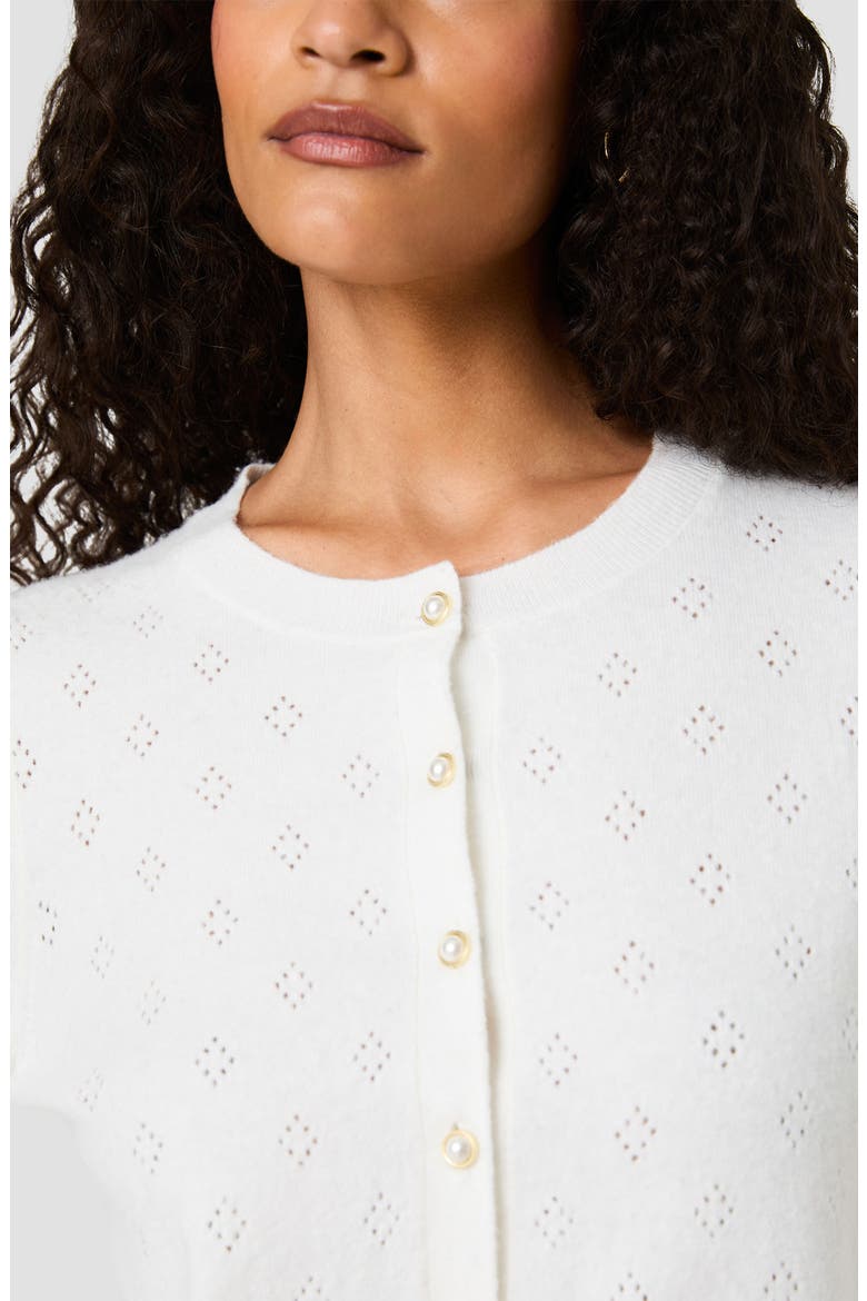 Dakota Print Cardigan, Alternate, color, WINTER WHITE