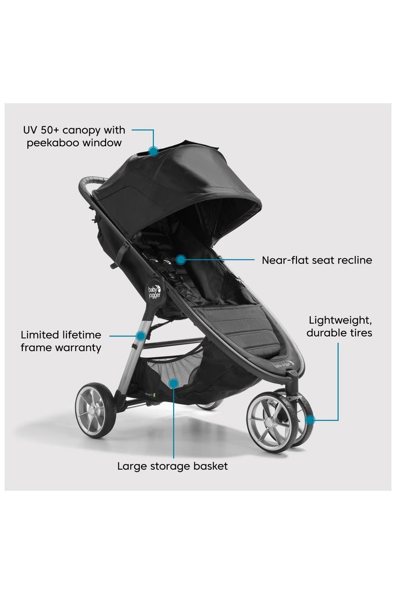 City Mini® 2 Stroller, Alternate, color, JET