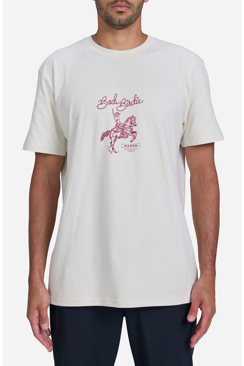 Ranch Pima Cotton Graphic T-Shirt, Main, color, WHITE ONYX