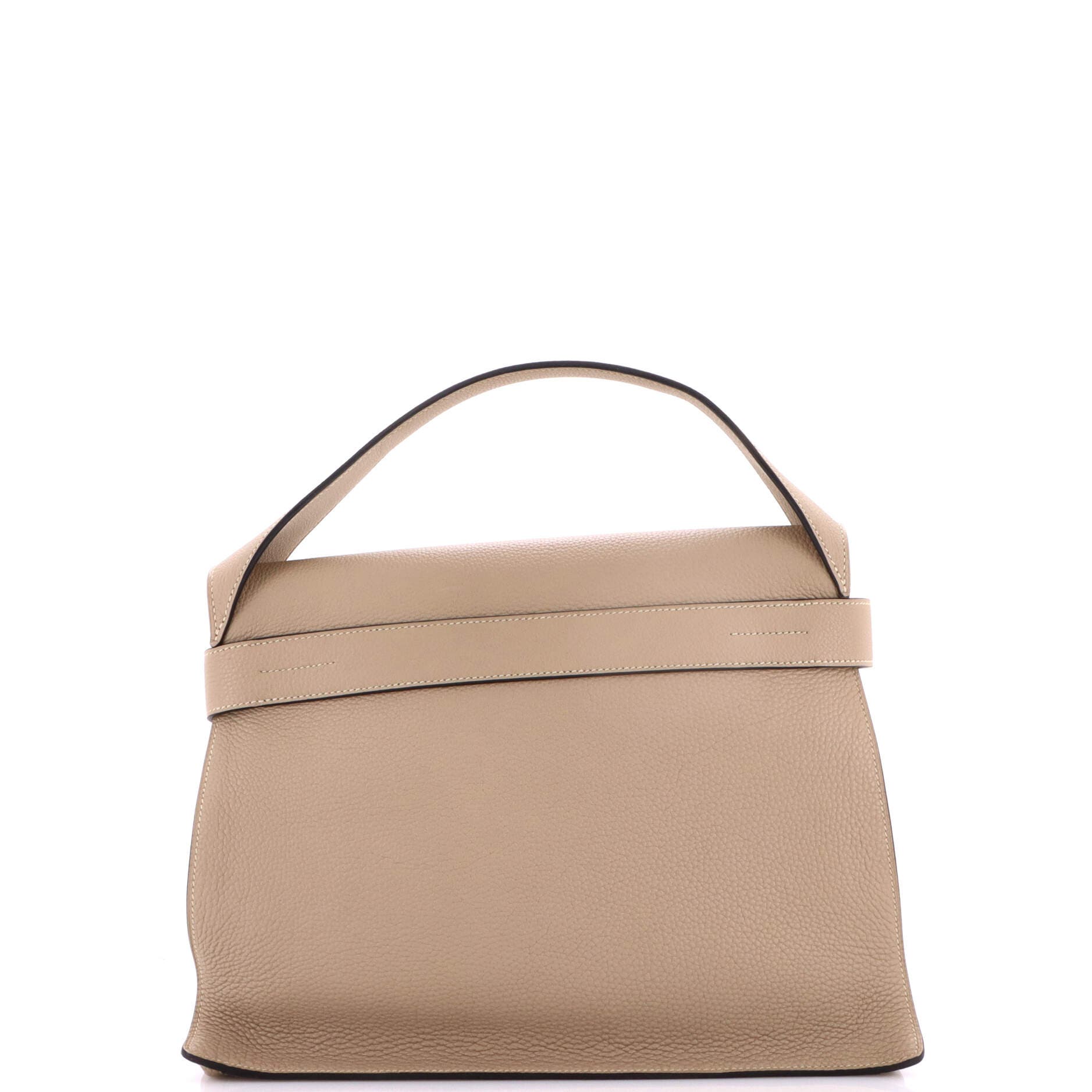Pre-Owned Hermes Etribelt Bag Togo, Alternate, color, Gris Tourterelle