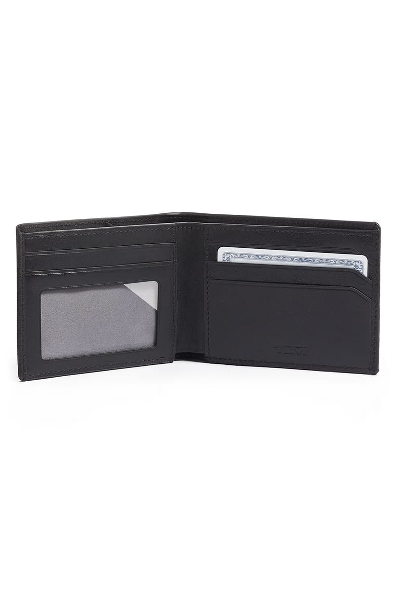 Nassau Slim Leather Wallet, Alternate, color, BLACK TEXTURED