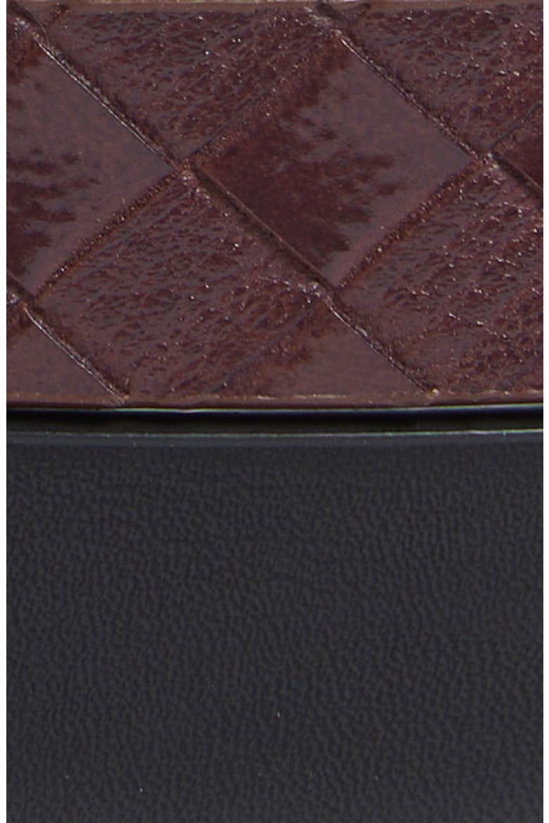 Set of 2 Oval Buckle Faux Leather Belts, Alternate, color, BLACK/ BROWN