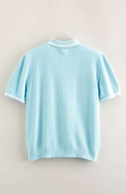 Nordstrom Kids' Tipped Cotton Polo Sweater