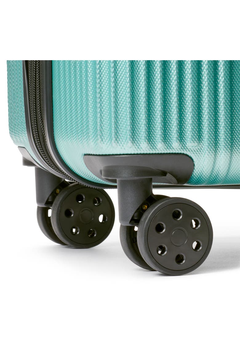Horizon Upright Suitcase, Alternate, color, Cool Mint