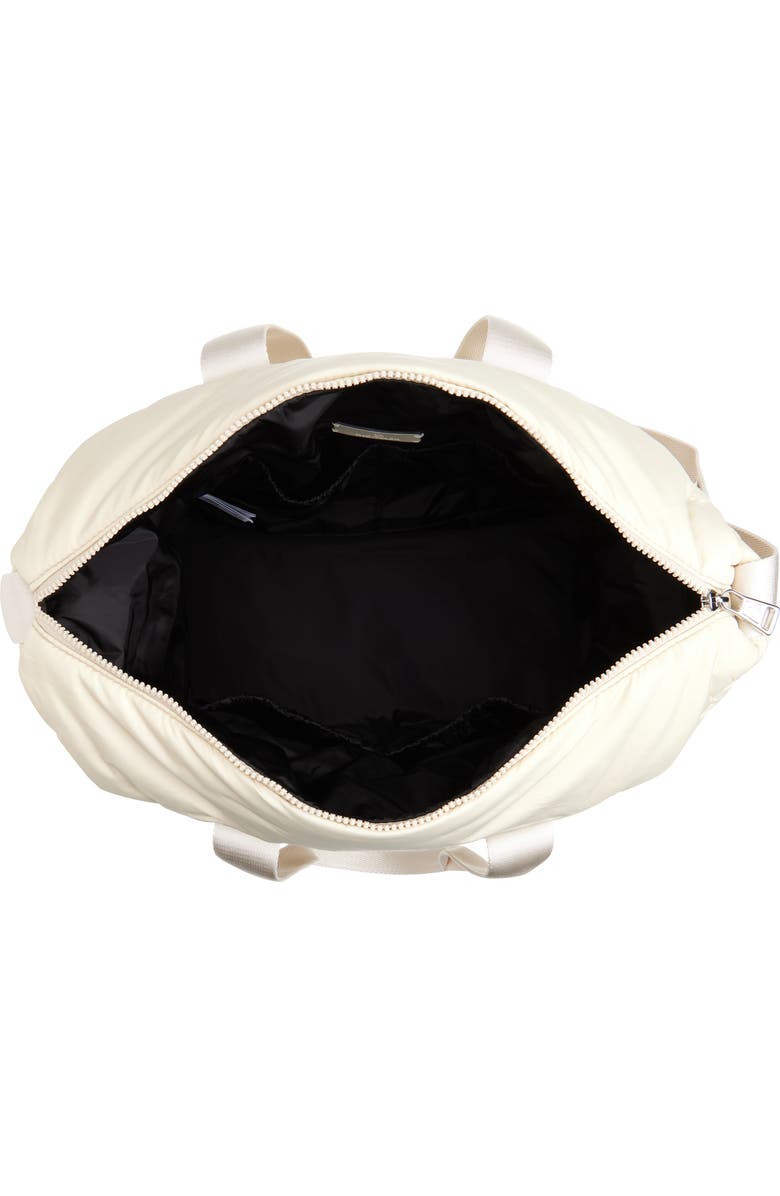 Moncler Mommy Quilted Diaper Bag, Alternate, color, Beige