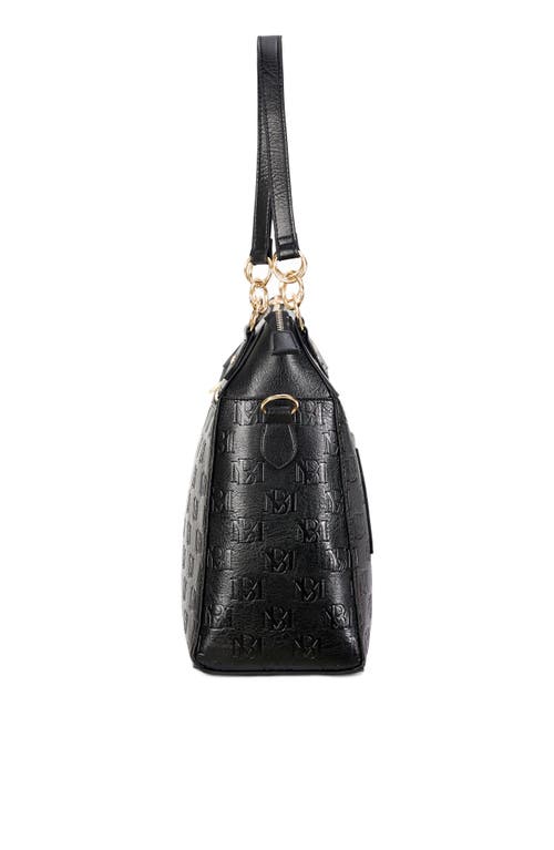 Badgley Mischka Madalyn Vegan Leather Weekender Tote Bag In Black