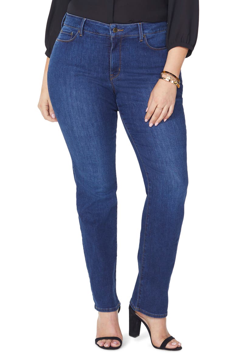 Marilyn High Rise Straight Leg Jeans, Main, color, COOPER