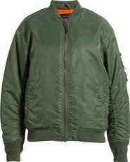 Schott NYC Nylon MA-1 Flight Jacket