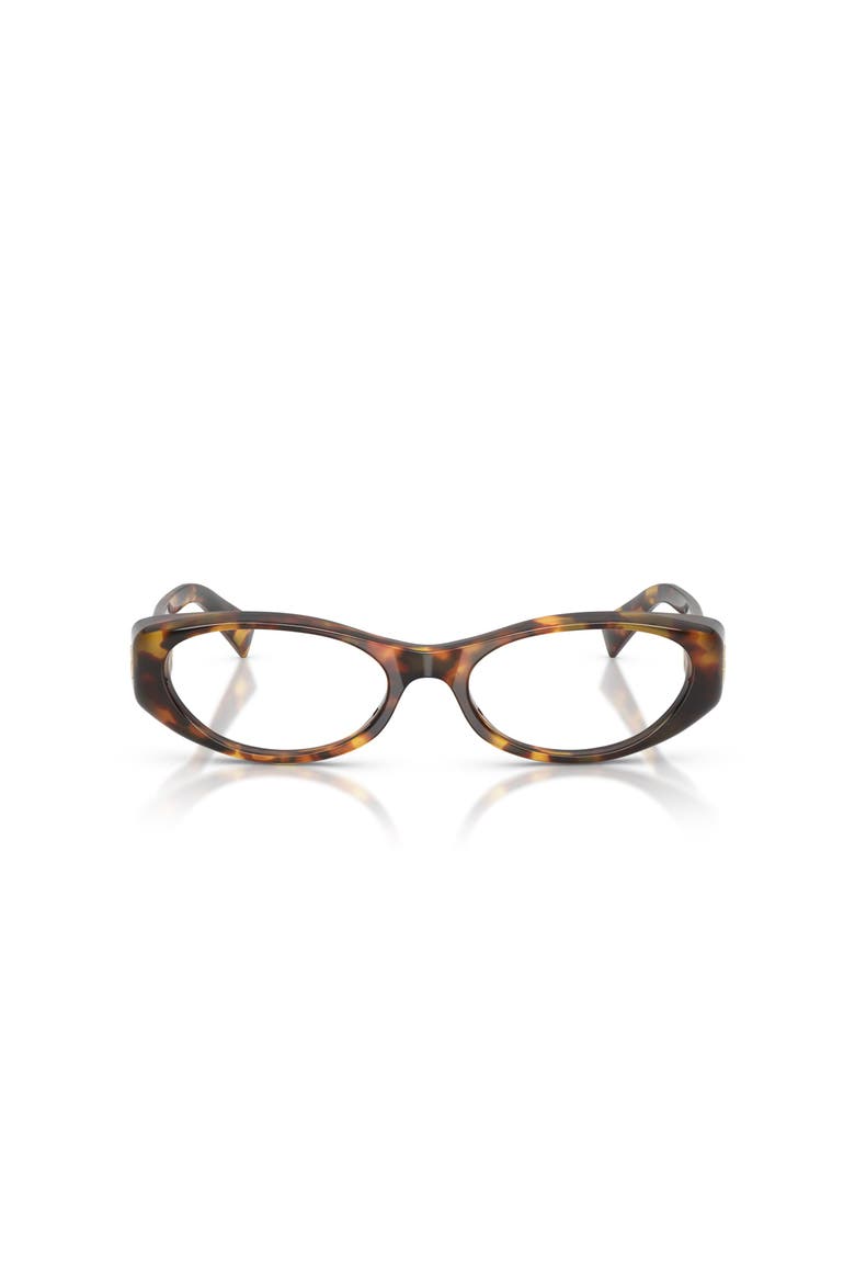 53mm Oval optical glasses, Alternate, color, Tortoise