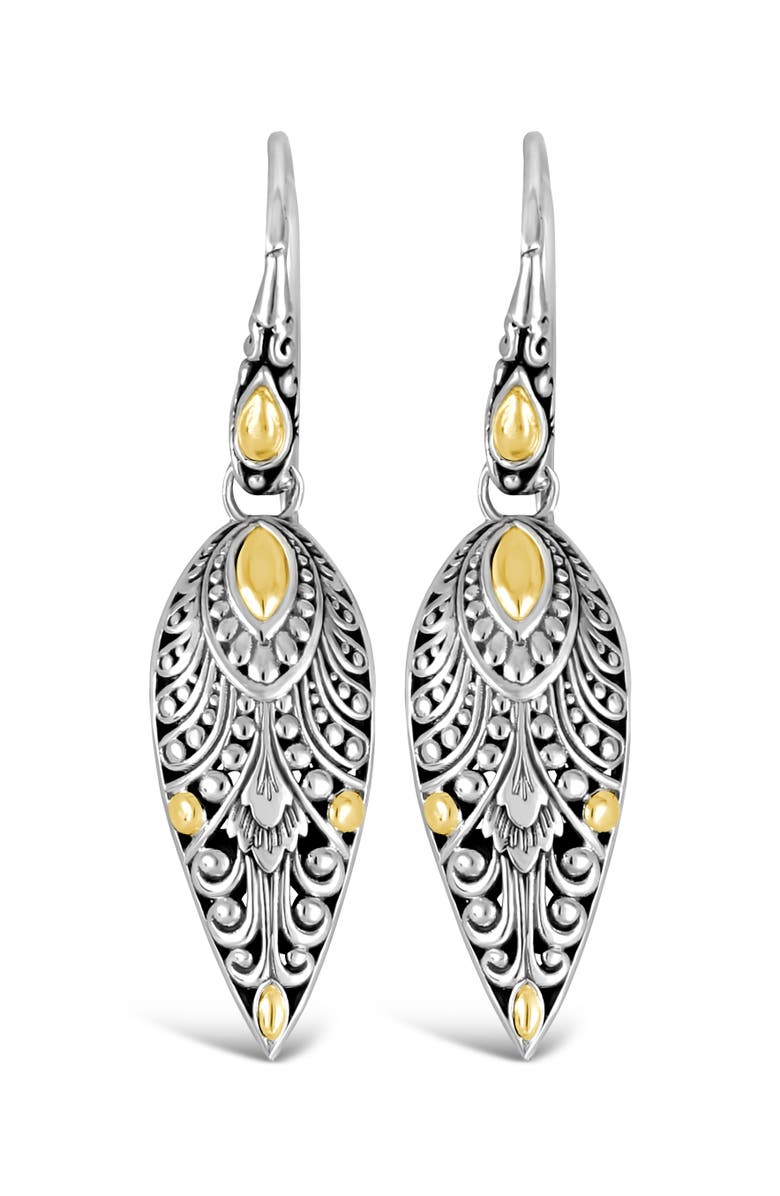 DEVATA Angel Wings Earrings in Sterling Silver and 18K Gold, Alternate, color, Silver