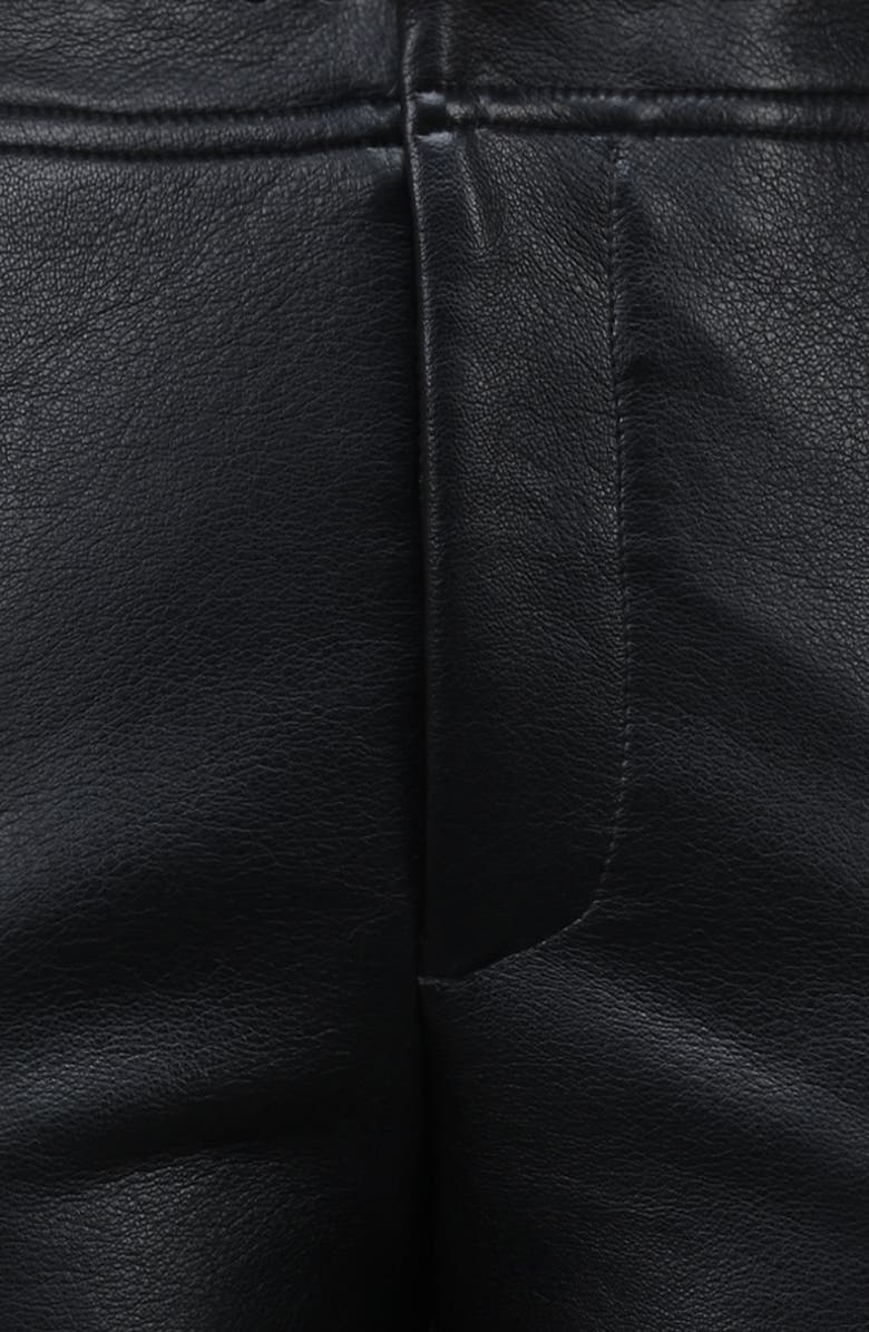 HOUSE OF CB Adara Faux Leather Pants, Alternate, color, Black