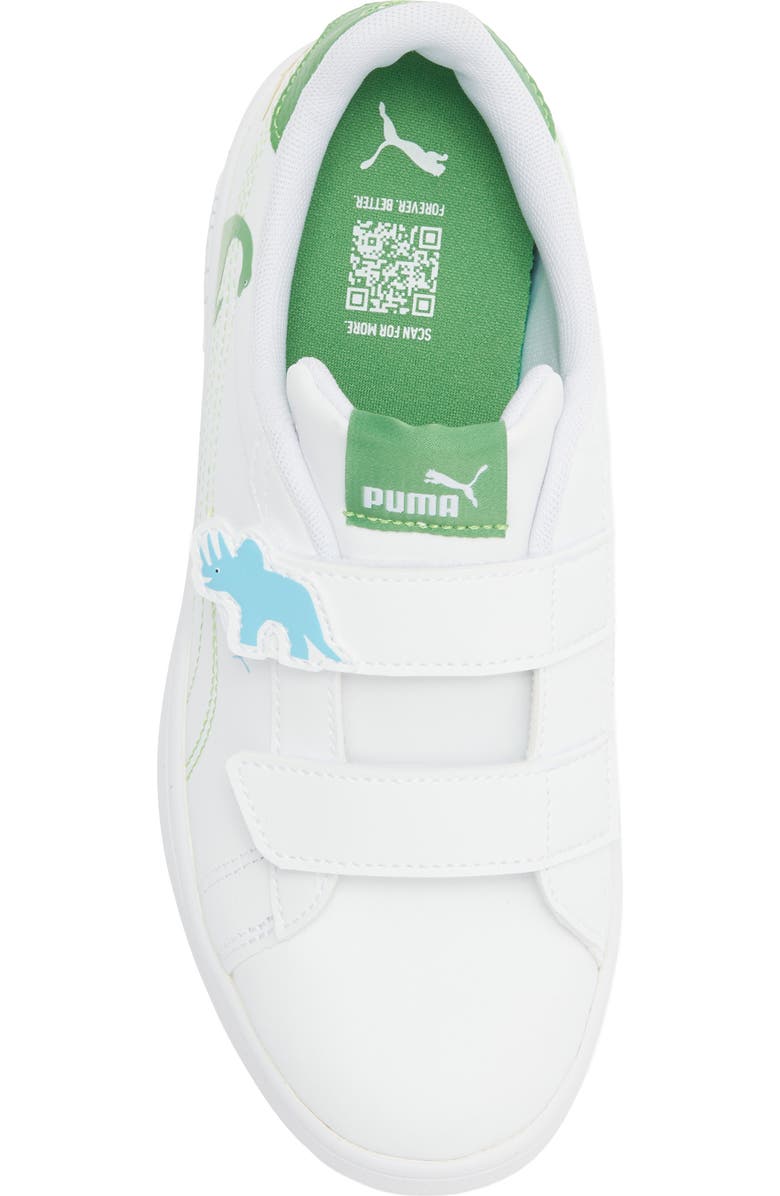 PUMA Kids' Smash 3.0 Sneakers, Alternate, color, Puma White/ Green Fruit/ Blue