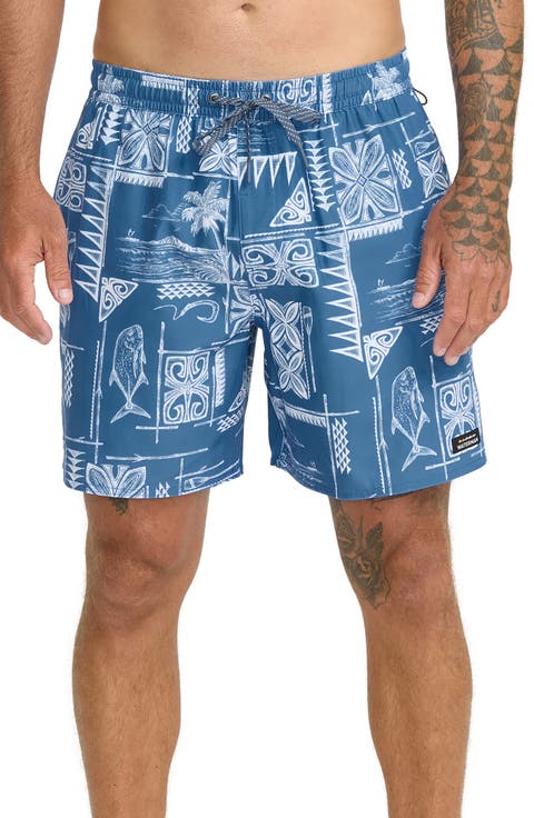 Mix Pack Print Swim Trunks