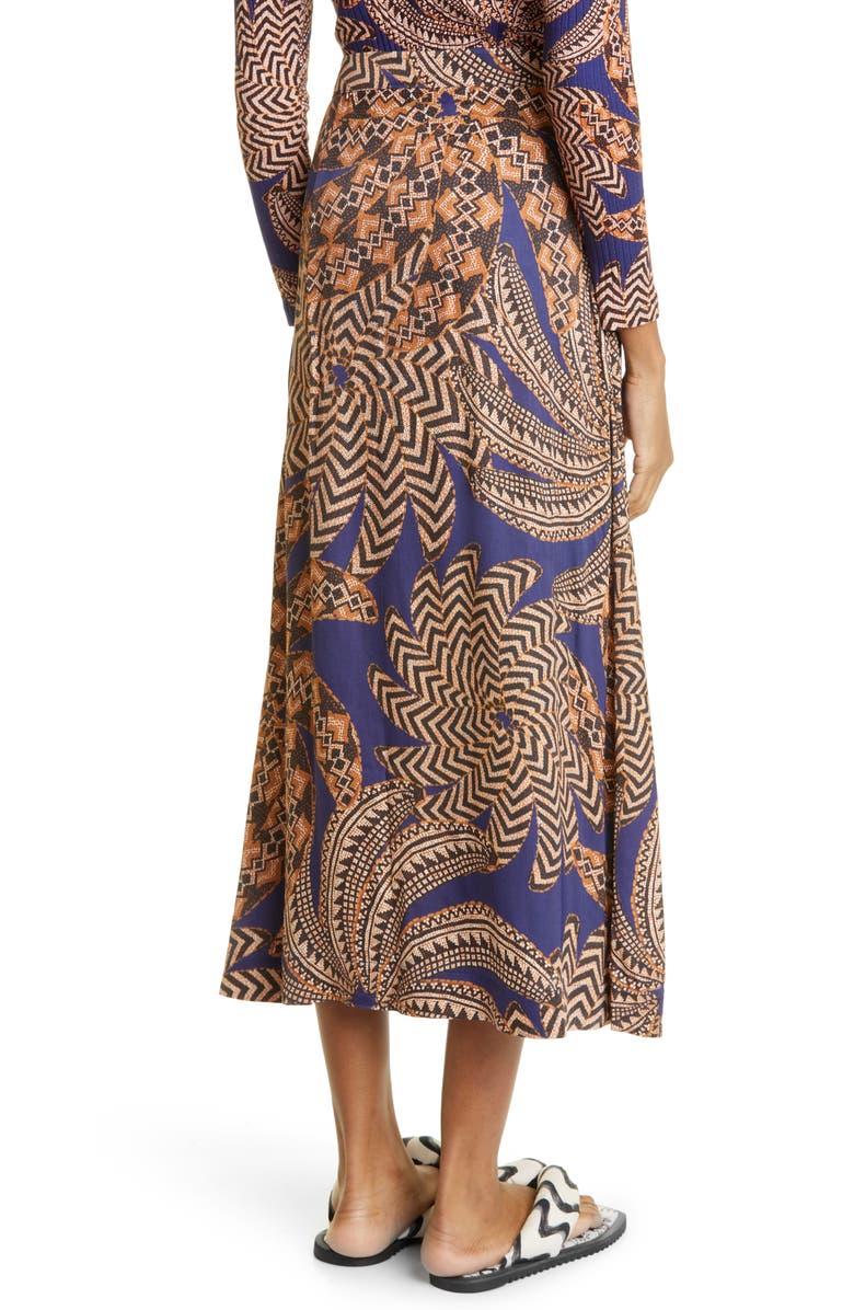 FARM Rio Yawanawa Vanahu Midi Skirt, Alternate, color, 