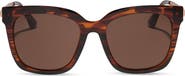 DIFF 54mm Hailey Square Sunglasses