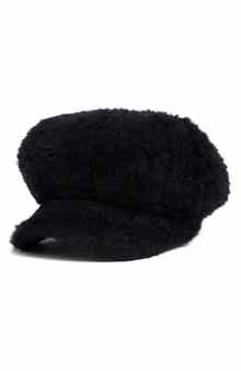 Nine West Eyelash Knit Newsboy Cap