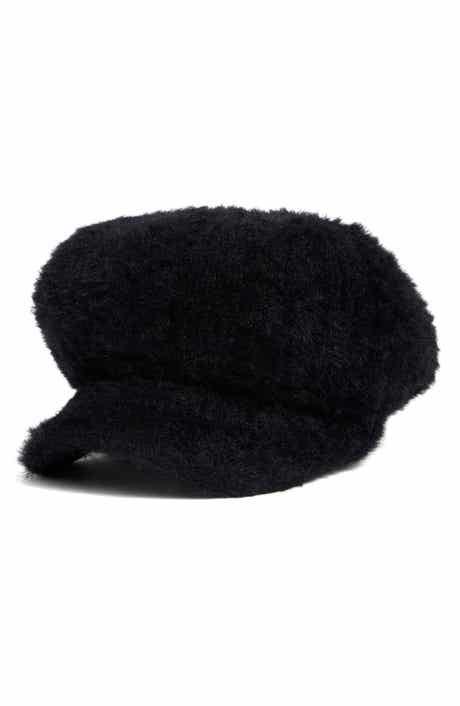 Nine West Eyelash Knit Newsboy Cap