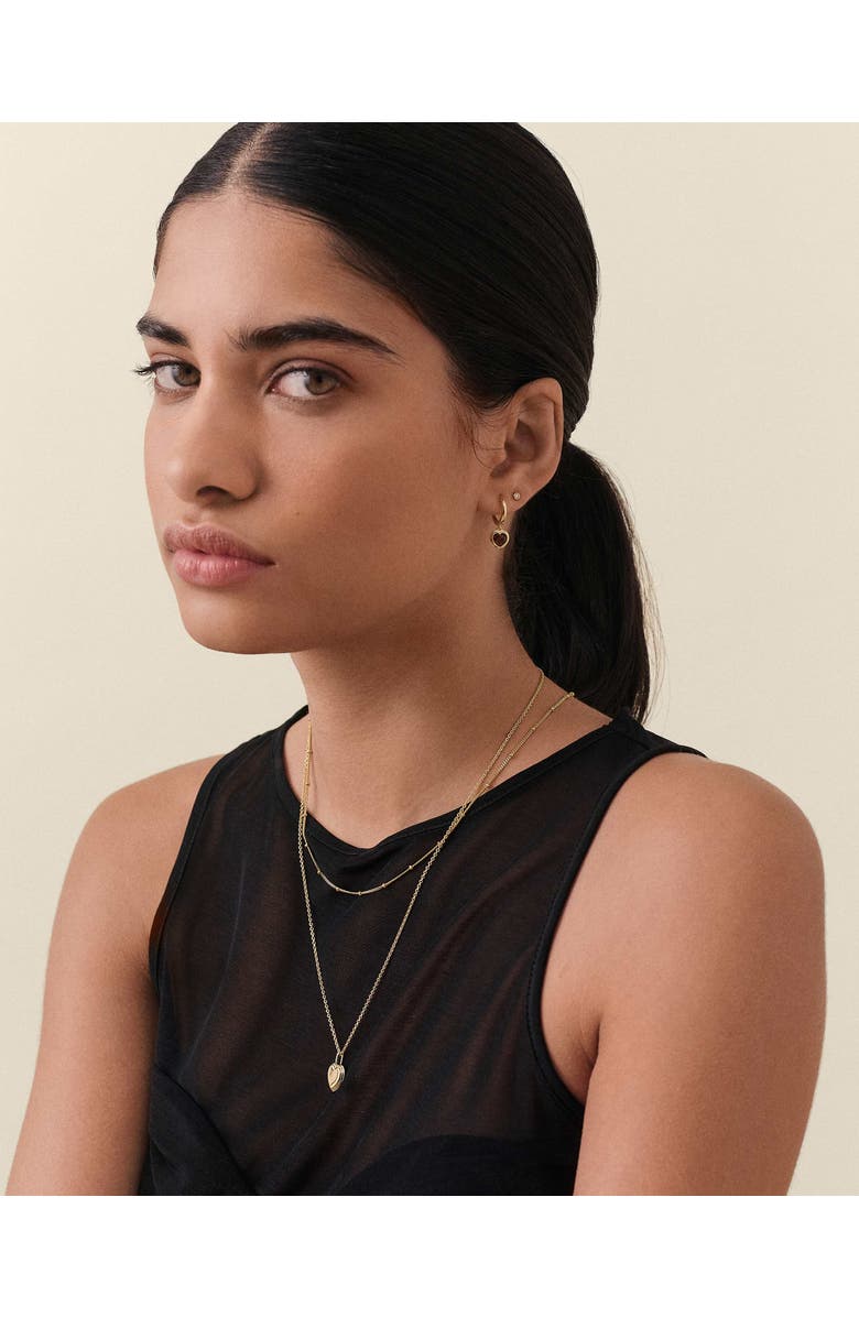 Edge of Ember Heart Red Garnet Earrings, Alternate, color, Red Garnet