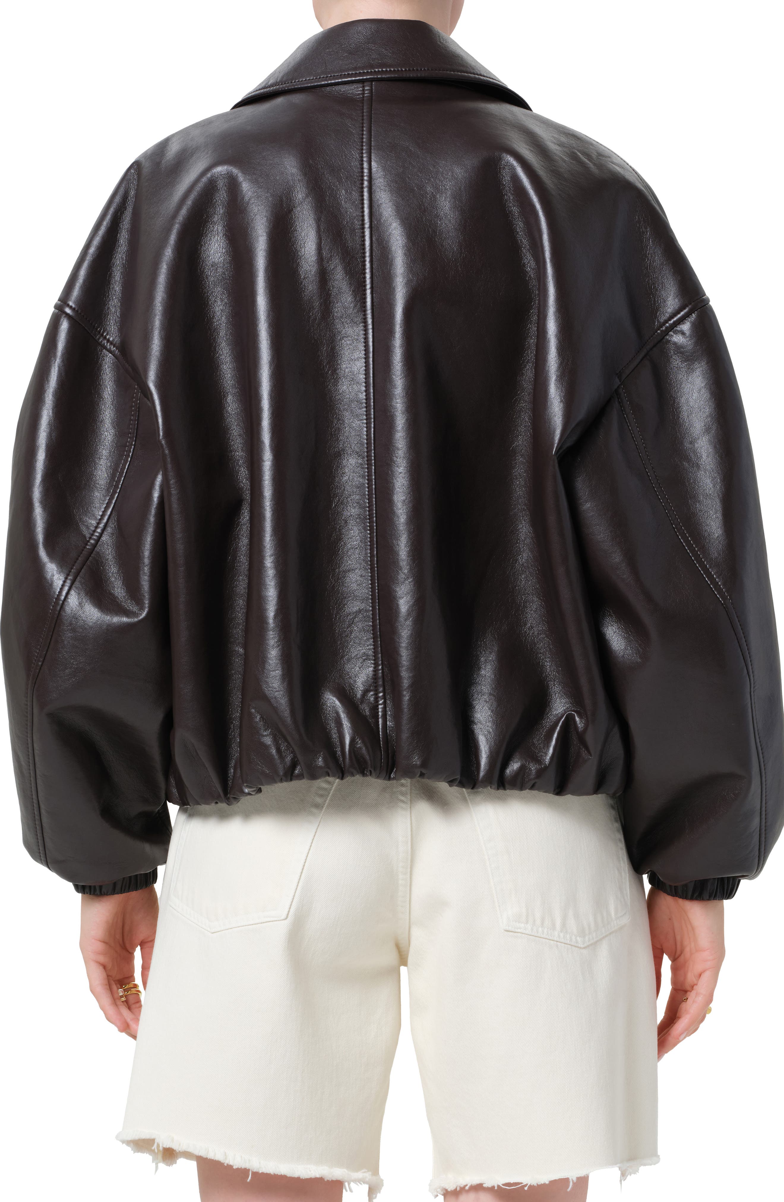 Bubble Hem Bomber Jacket - image 2