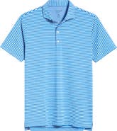 johnnie-O Rex Stripe Performance Jersey Polo