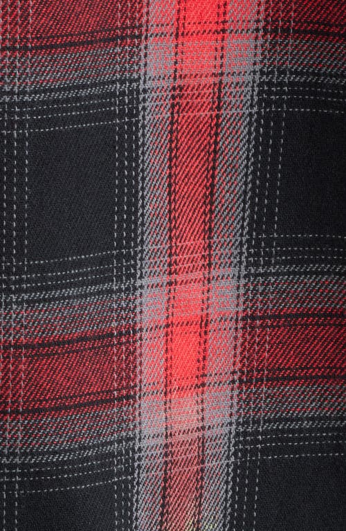 Billionaire Boys Club Rave Plaid Camp Shirt In Multi