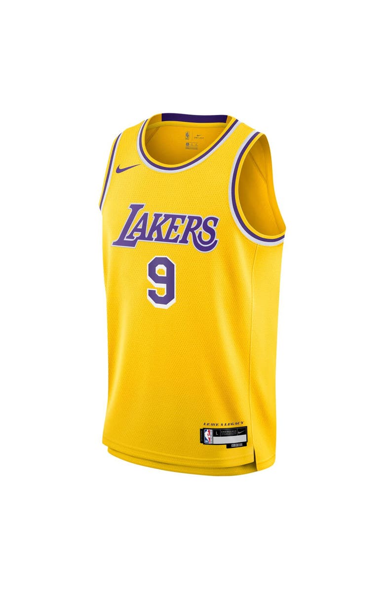 Nike Youth Nike Bronny James Jr. Gold Los Angeles Lakers Swingman Jersey - Icon Edition, Alternate, color, Gold