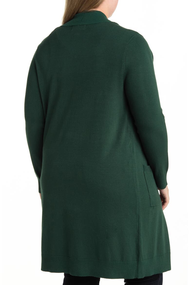 Long Tunic Length Cardigan, Alternate, color, HUNTER