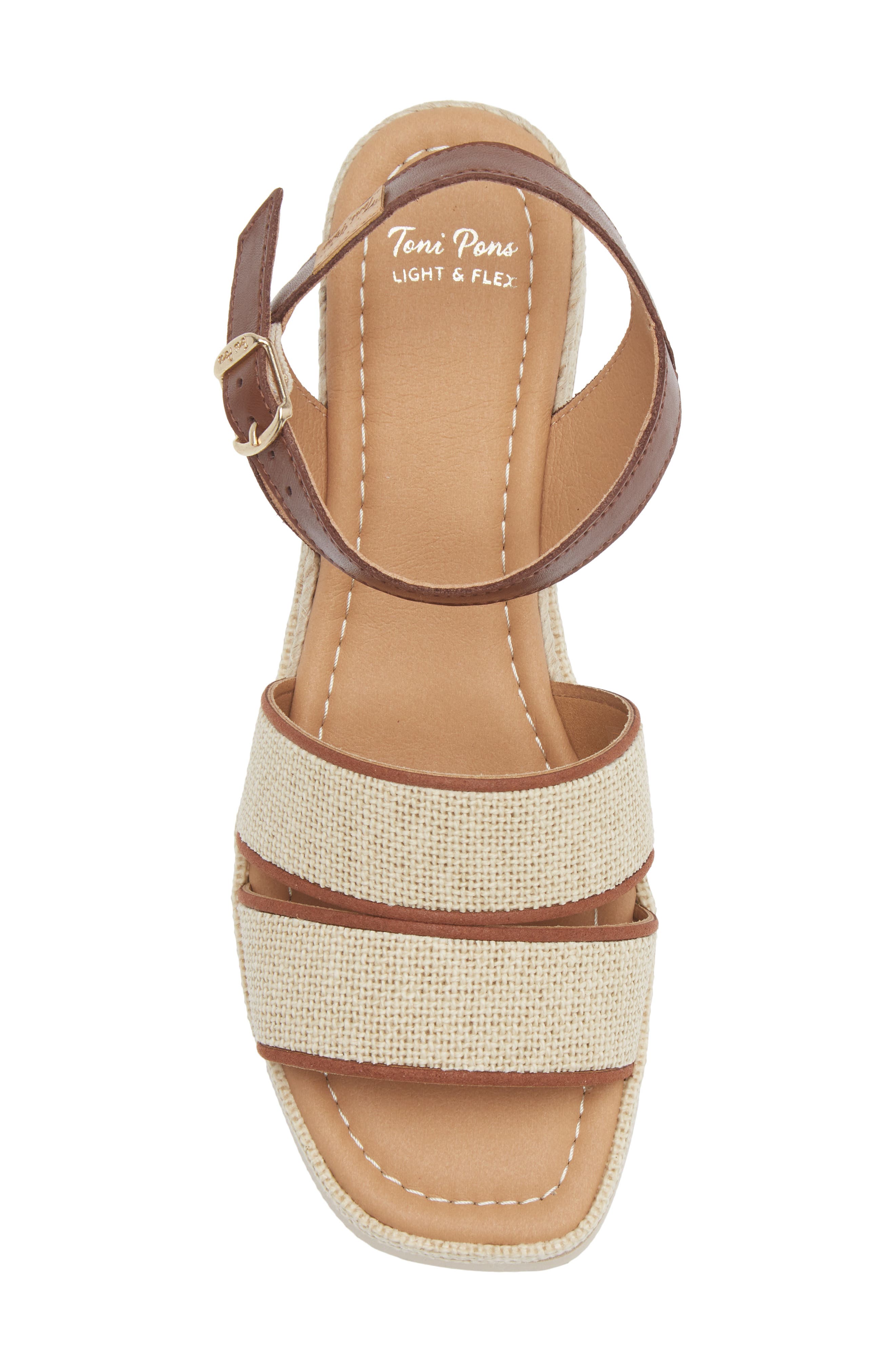 Toni Pons Aura Espadrille Wedge Sandal, Alternate, color, Natural