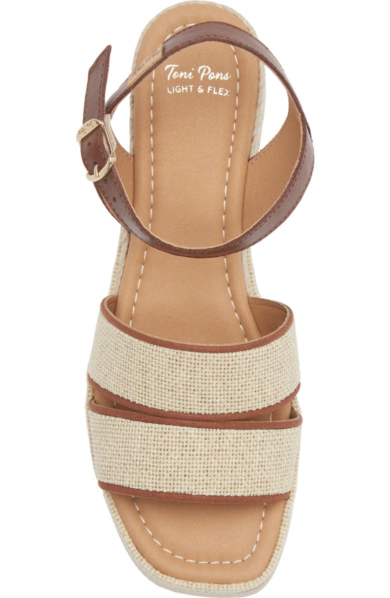 Toni Pons Aura Espadrille Wedge Sandal, Alternate, color, Natural