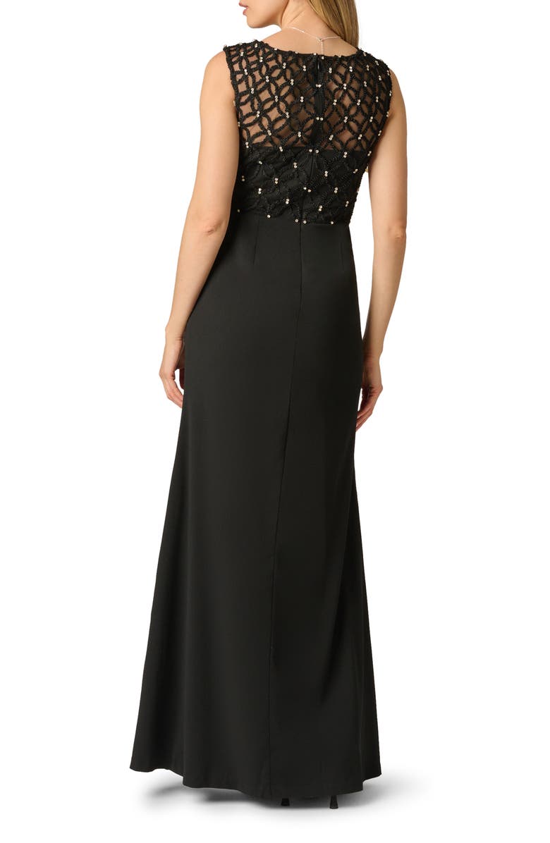 Adrianna Papell Beaded Jersey Gown, Alternate, color, 